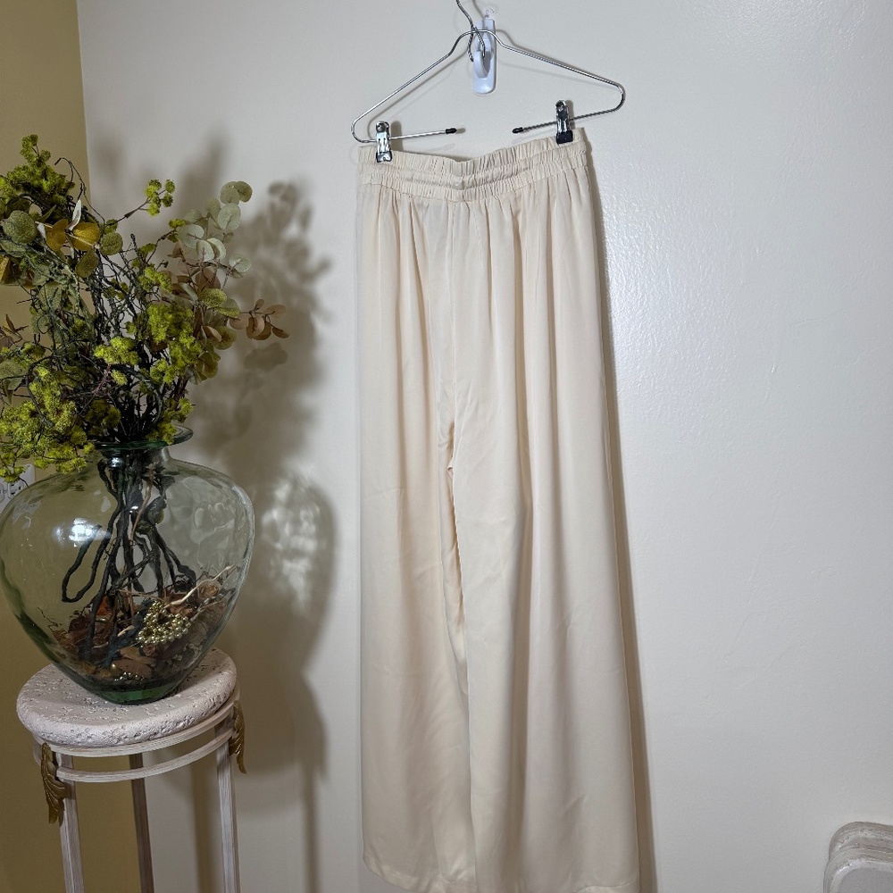 Oak Latte  Wide Leg Pants